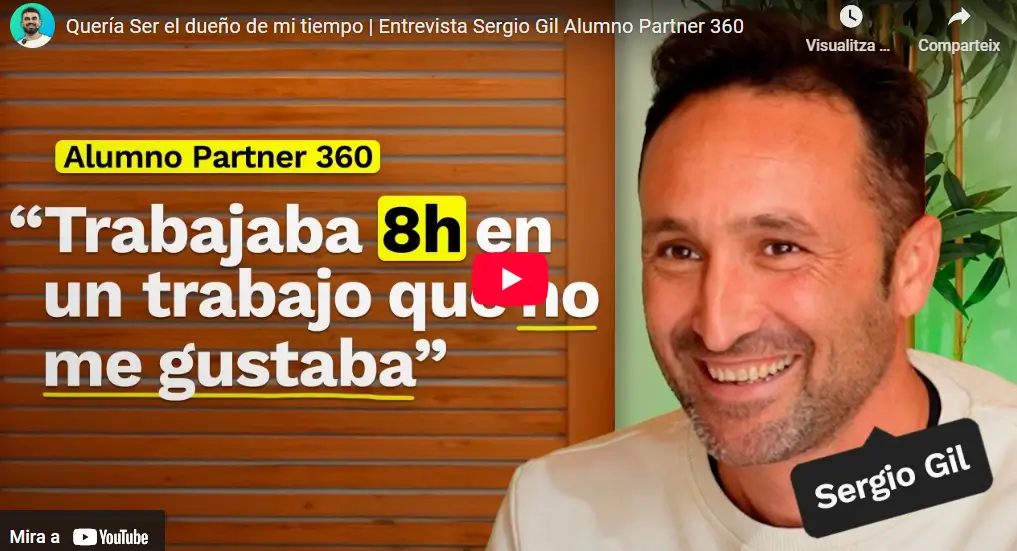 Sergio Gil, alumno Partner 360